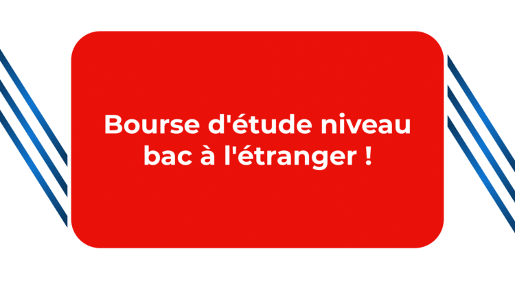 Bourse d'étude niveau bac à l'étranger !